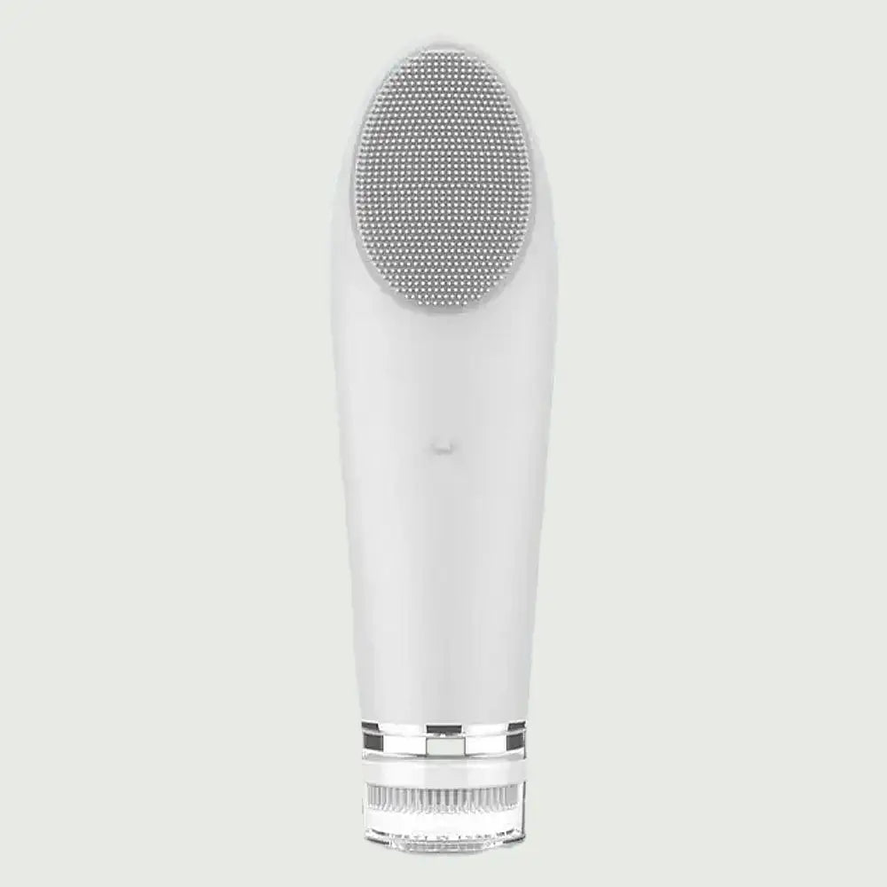 Silicone Facial Cleansing Brush with soft-touch bristles, showing the premium silicone that’s waterproof, durable, and safe for sensitive skin.