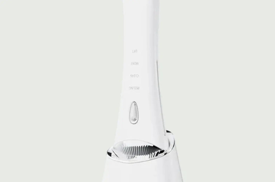 Ultrasonic Skin Scrubber with UV Base – deep cleansing skincare device 2025