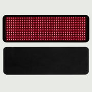 360 LED Red Light Therapy Belt laid flat, showing full LED coverage and flexible strap design for body wrapping