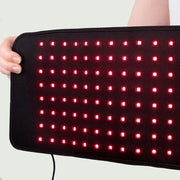 Side view of the 240 LED Red Light Therapy Belt to Promote Skin Health & Muscle Recovery with visible triple-chip LED grid and ergonomic build.