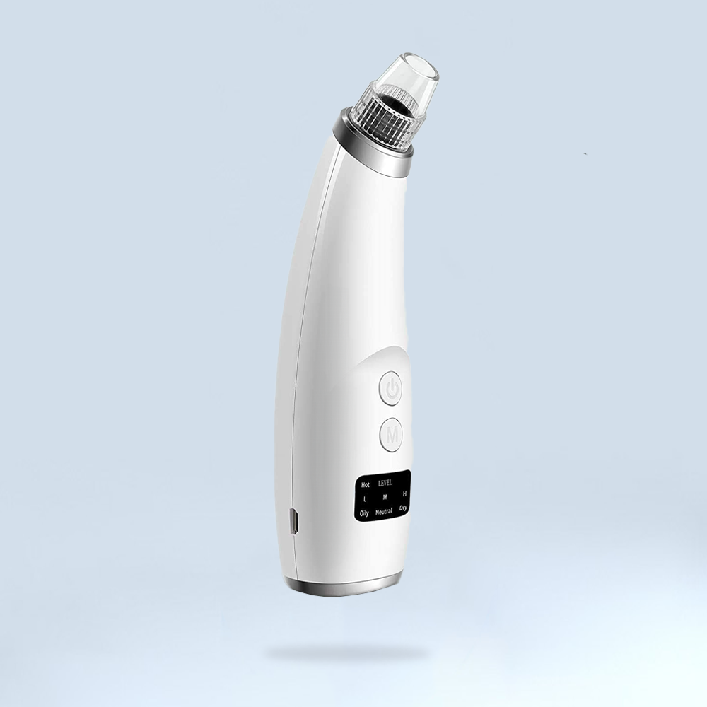 A white electric LED device featuring a blue LED light, designed for effective oral care with mask LED light therapy.