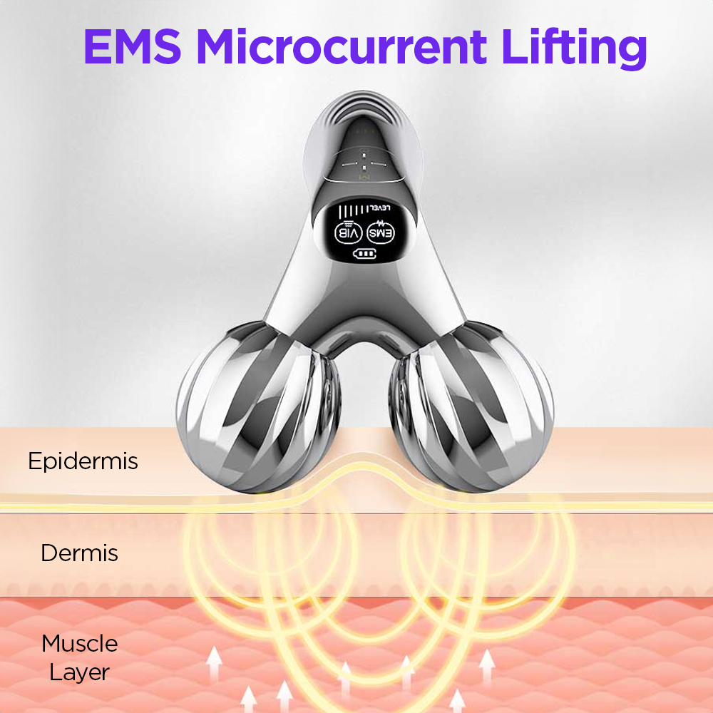 Vibrating EMS Lifting Roller Massager