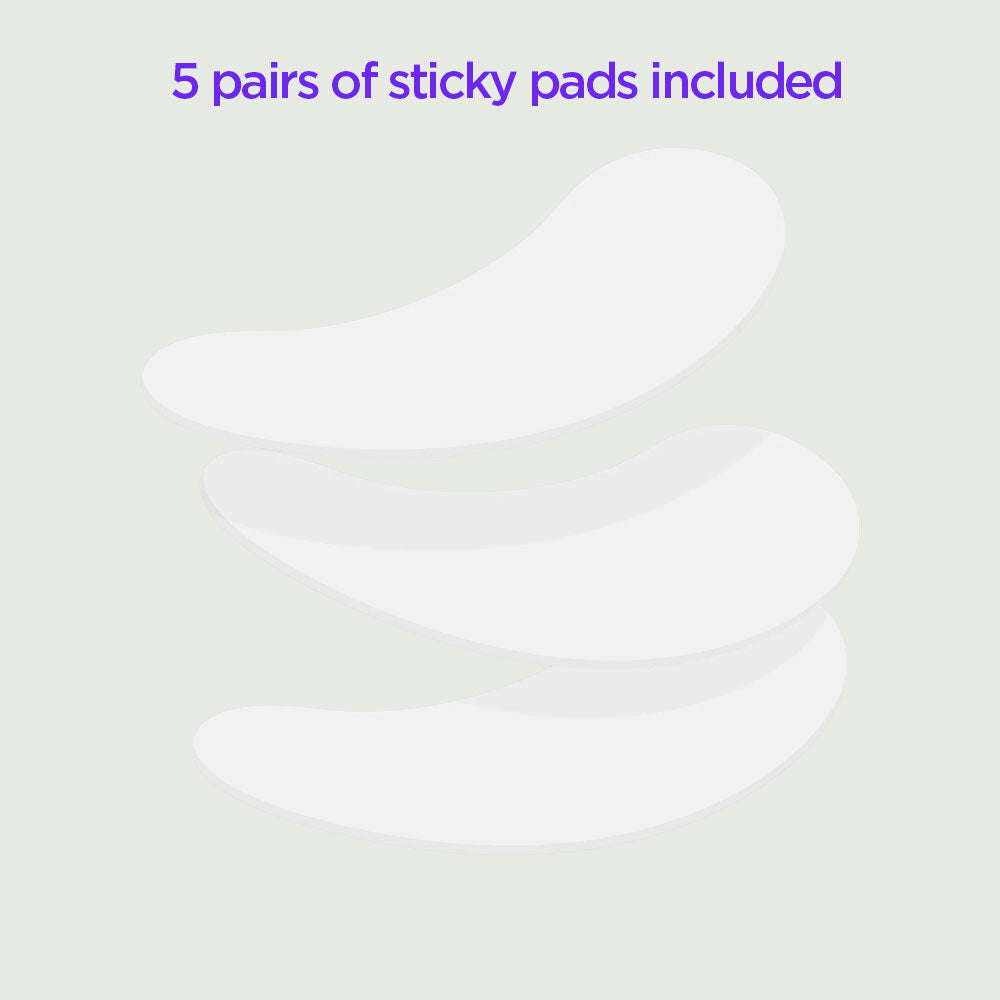 GlowUp LED/EMS Under Eye Anti-Aging Pads with Charging Case