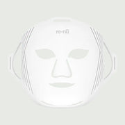 Front view of the re-nū Liquid Silicone LED Mask showing its full-face silicone design