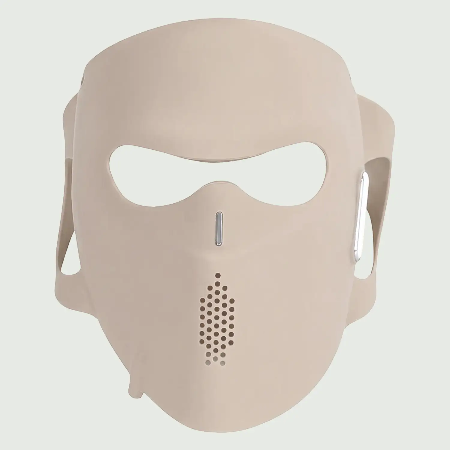 Front view of the re-nū Silicone LED Face & Neck Mask showing flexible design and full coverage.